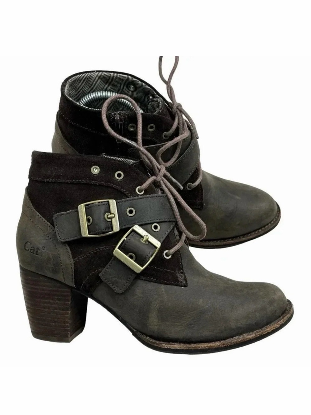 Caterpillar Briony Waterproof Heeled Ankle Boots